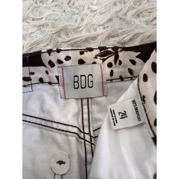 BDG Urban Outfitters Women's 90s Bootcut Jeans Strawberry Brown Size 24 NWOT - Picture 7 of 12